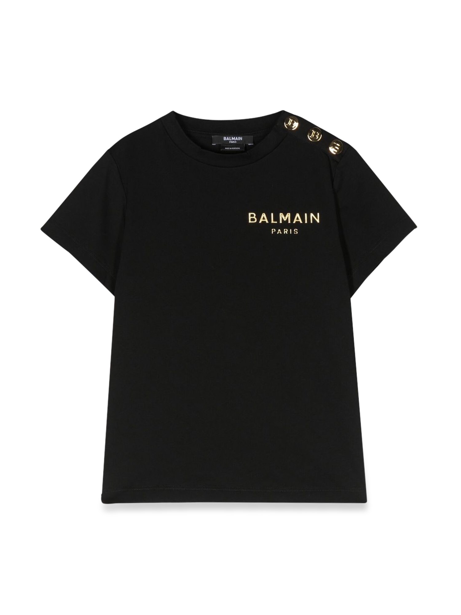 balmain t-shirt mc special buttons