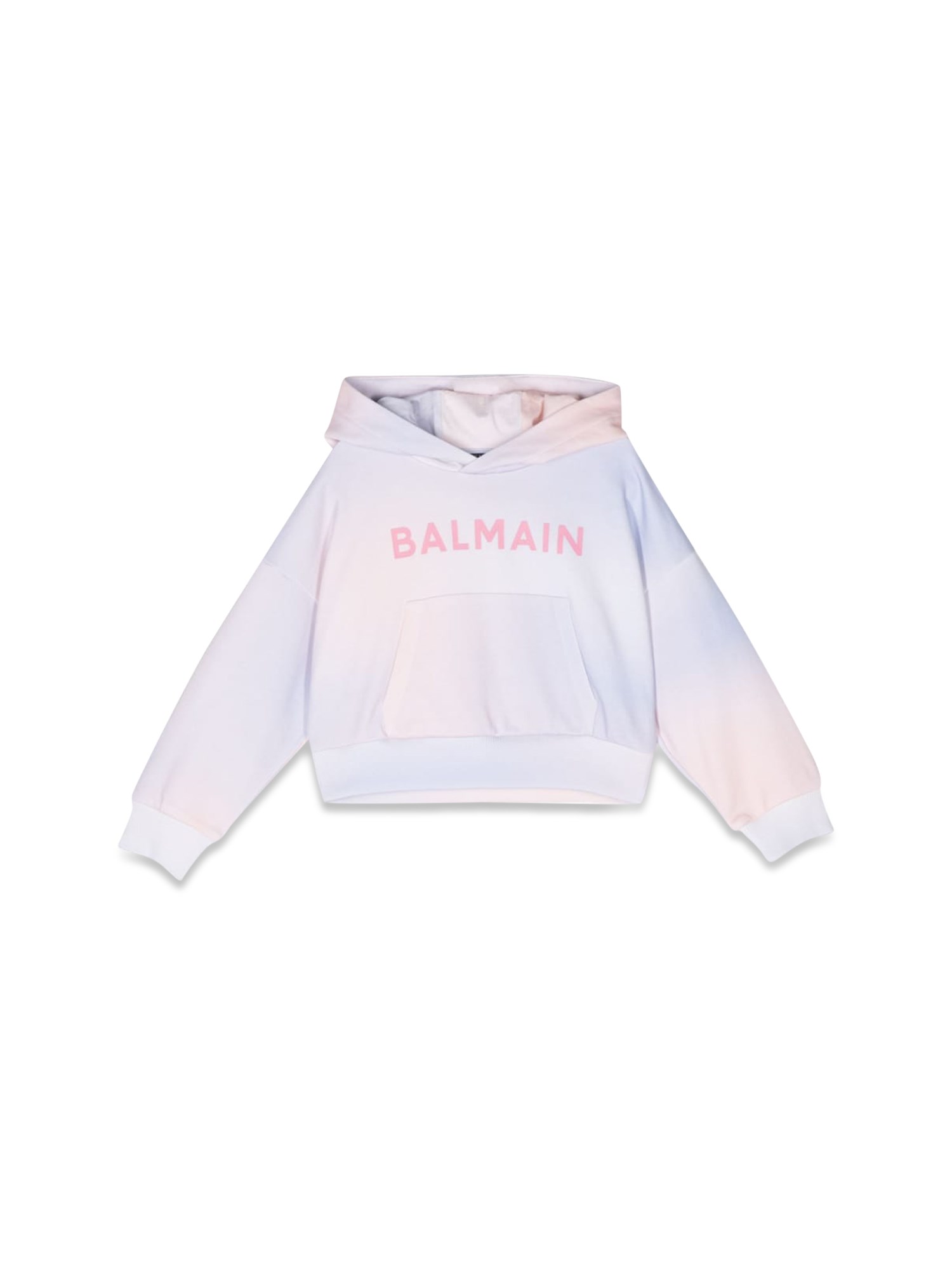 balmain logo hoodie