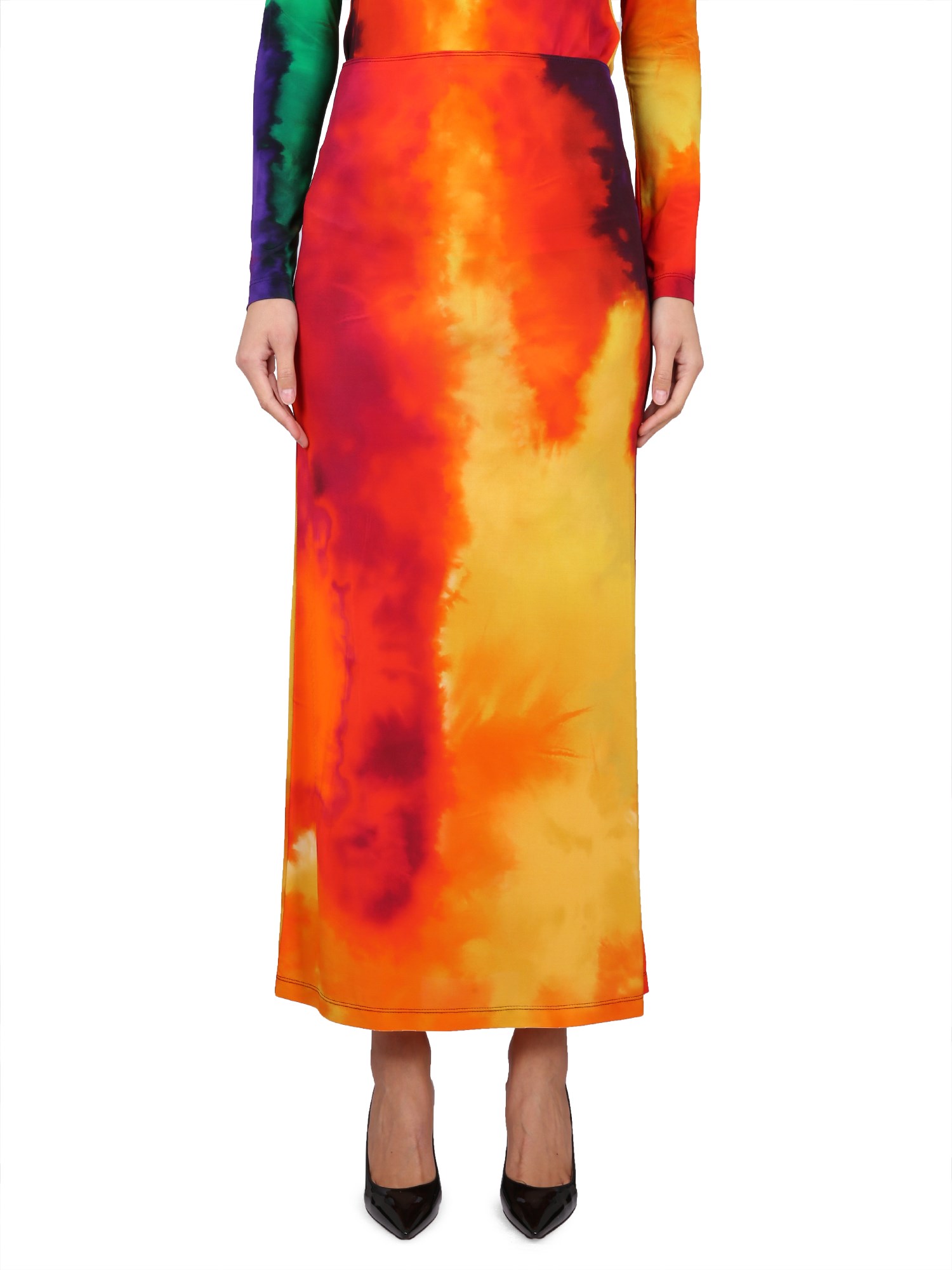 Shop Paco Rabanne Multicolor Skirt In Multicolour