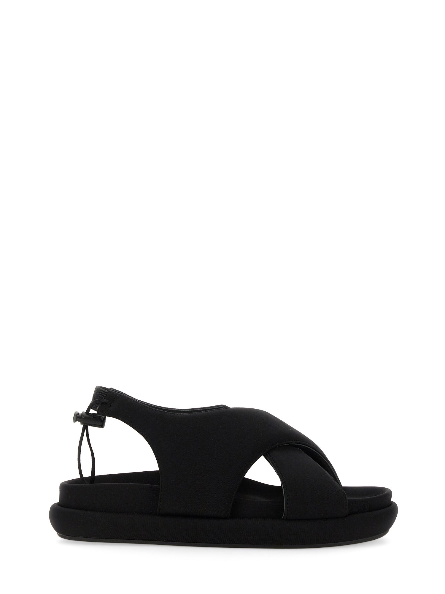 Gia Borghini Padded-design Chunky Sandals In Black