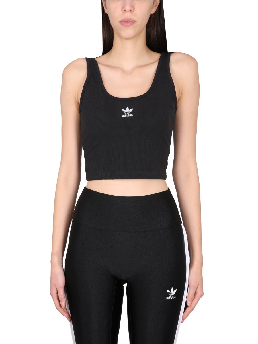 Adidas originals best sale ribbed bra top