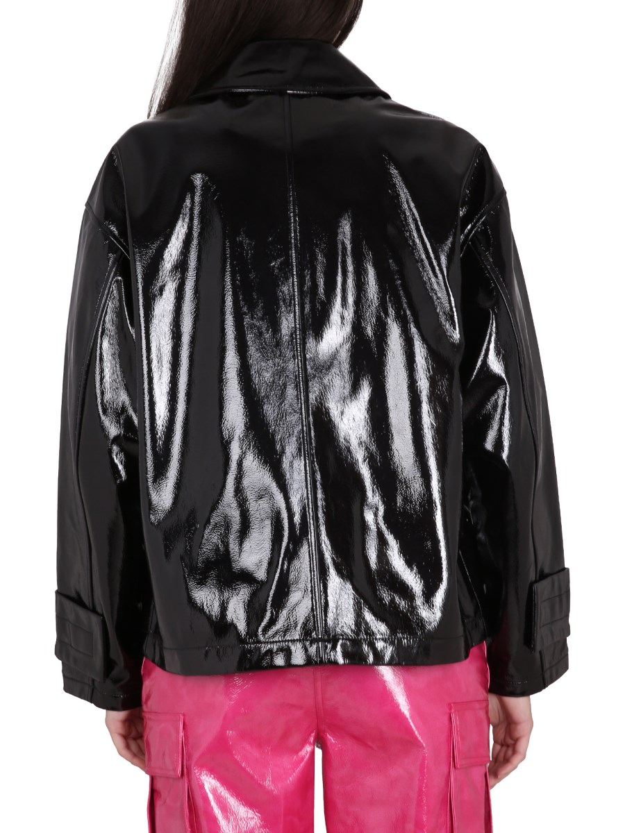 Monki patent outlet jacket