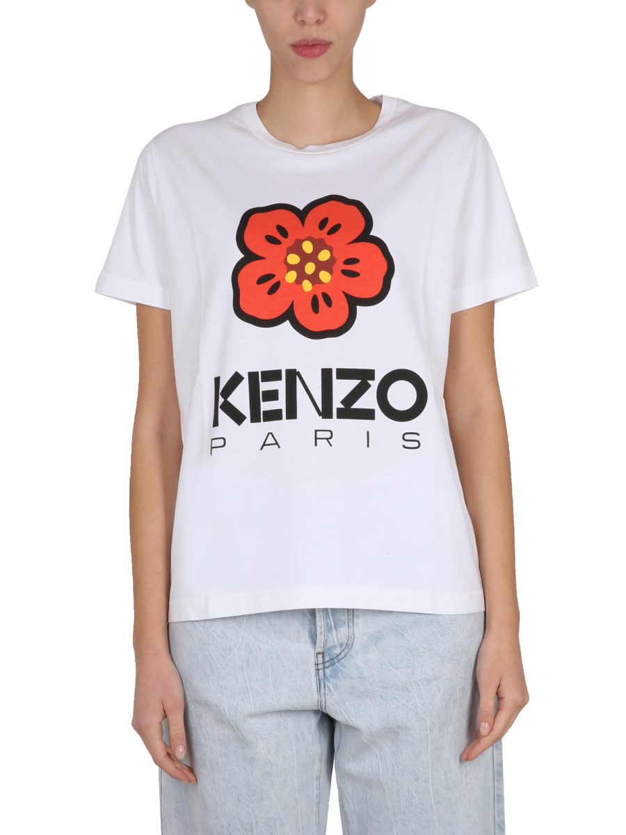 KENZO - SOFT T-SHIRT 'BOKE FLOWER' - Eleonora Bonucci