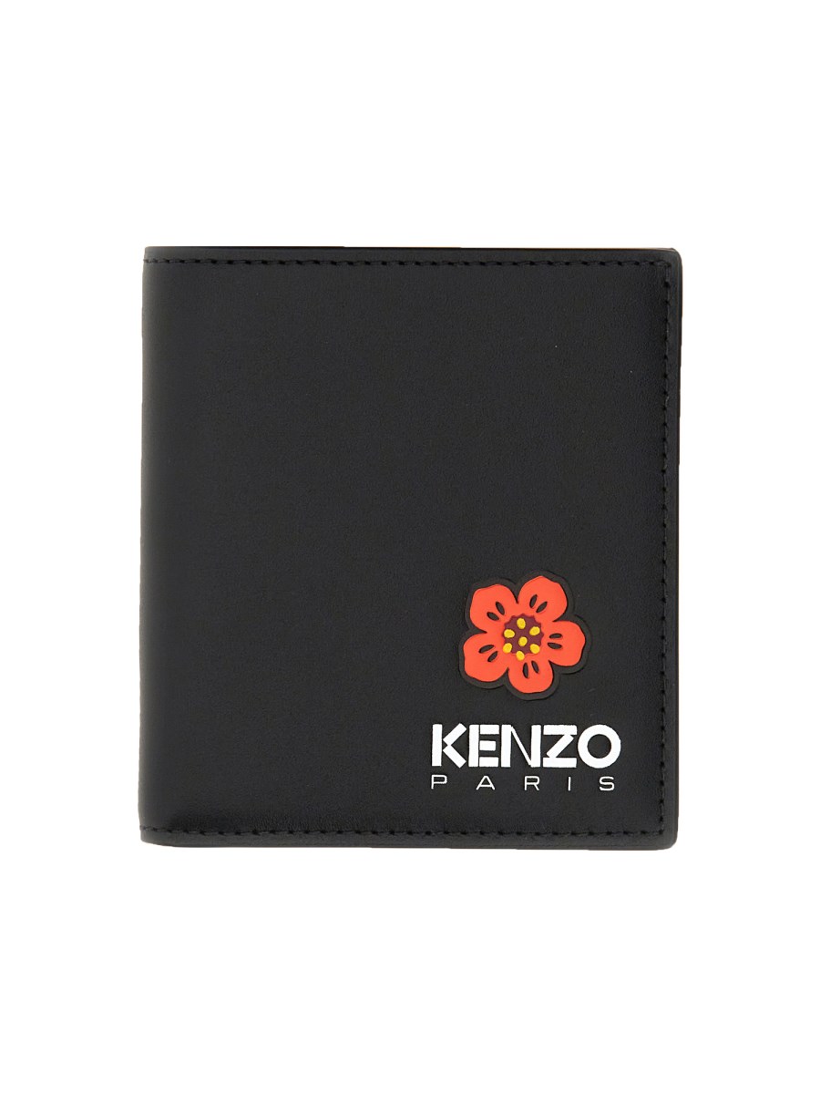 KENZO BOKE FLOWER LEATHER WALLET Eleonora Bonucci