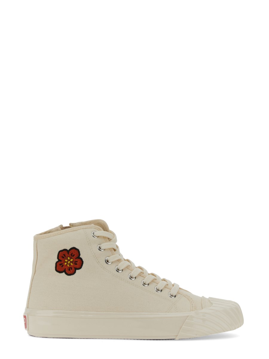 KENZO SNEAKER HIGH TOP KENZOSCHOOL IN TELA