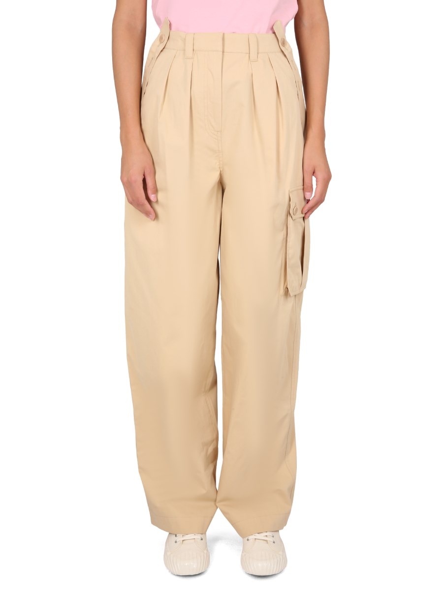 KENZO PANTALONE CARGO IN COTONE