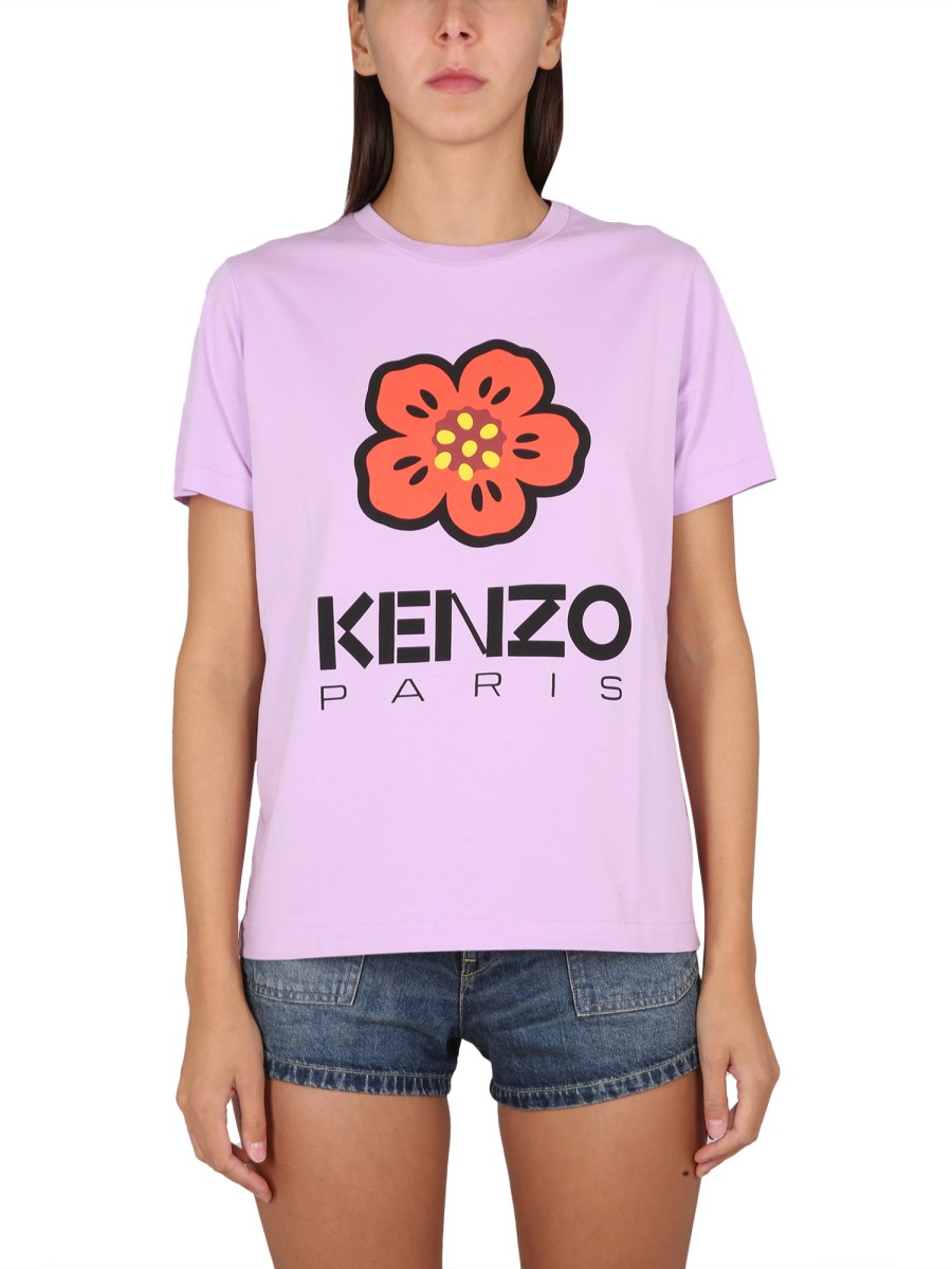 KENZO - SOFT T-SHIRT 'BOKE FLOWER' - Eleonora Bonucci