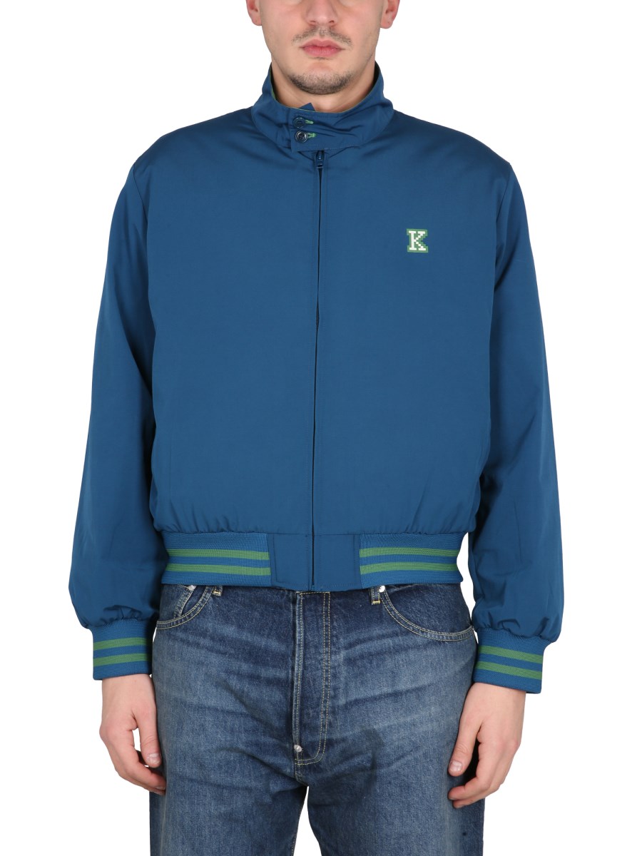 KENZO GIACCA HARRINGTON IN TESSUTO TECNICO