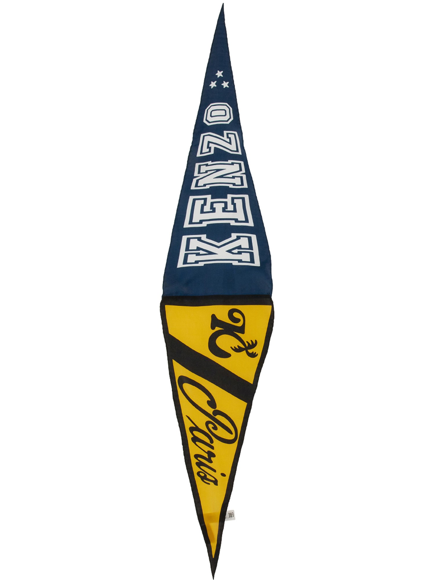 kenzo 'baseball flag' silk scarf