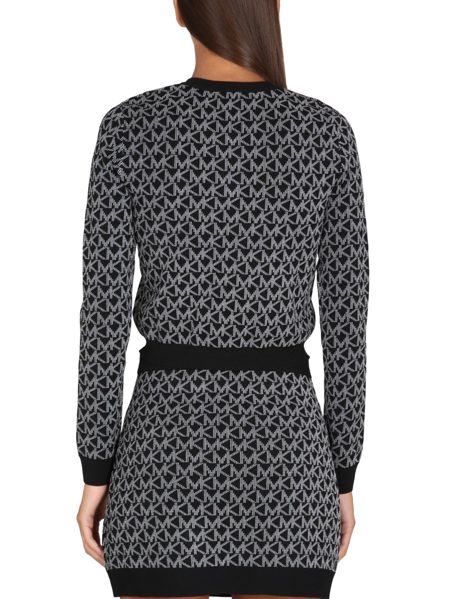 MICHAEL BY MICHAEL KORS - JACQUARD LOGO CARDIGAN - Eleonora Bonucci