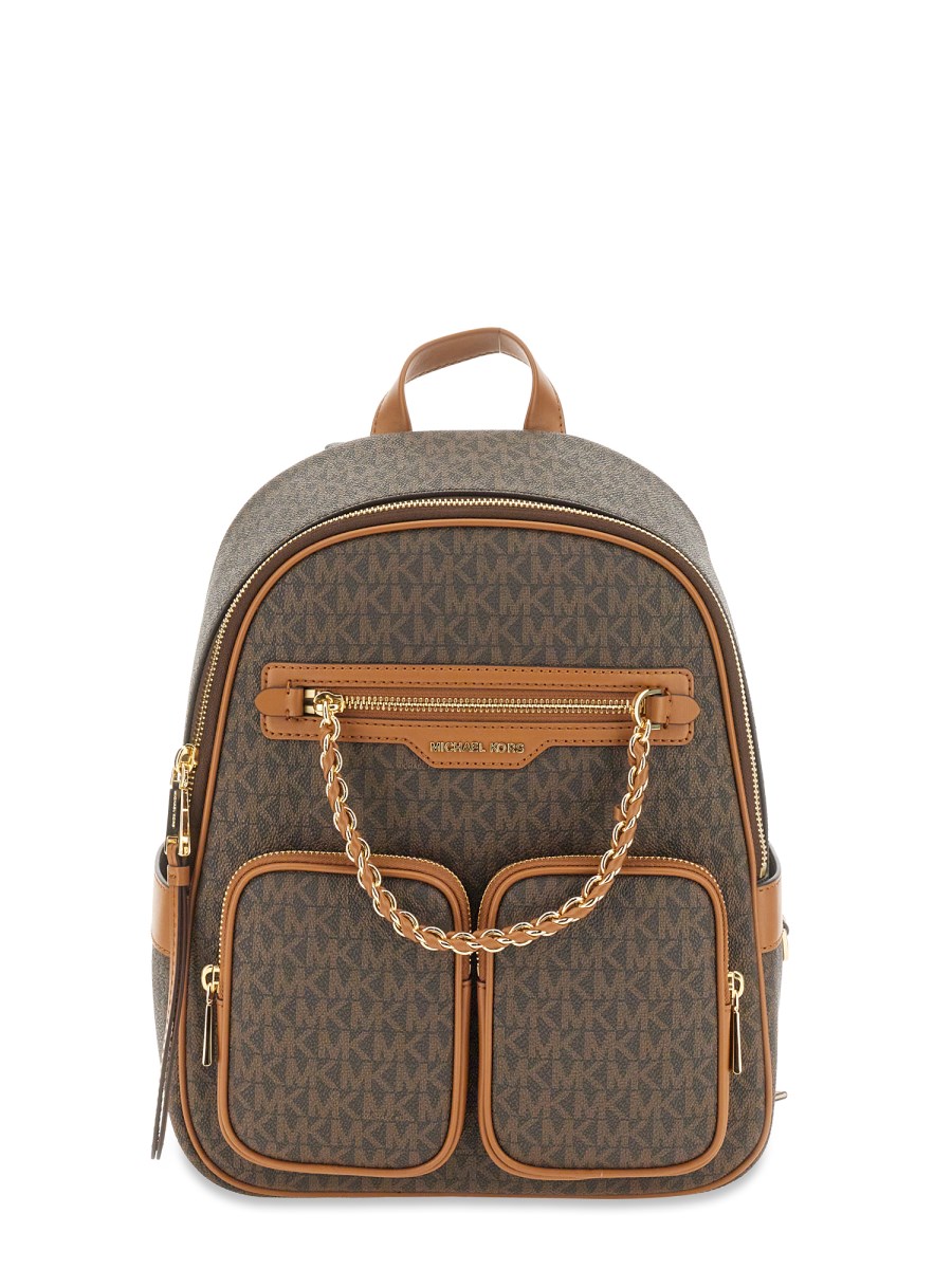 Michael kors hot sale backpack monogram