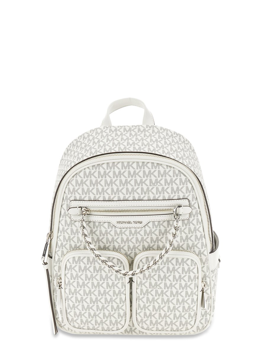 Michael Kors Black Monogram Print Backpack