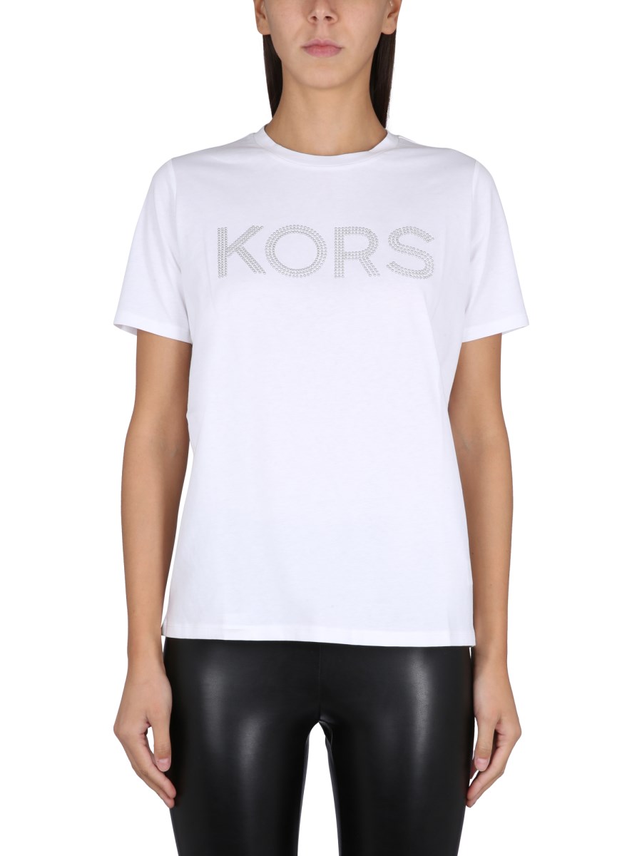 MICHAEL BY MICHAEL KORS - MONOGRAM CROPPED PANTS - Eleonora Bonucci