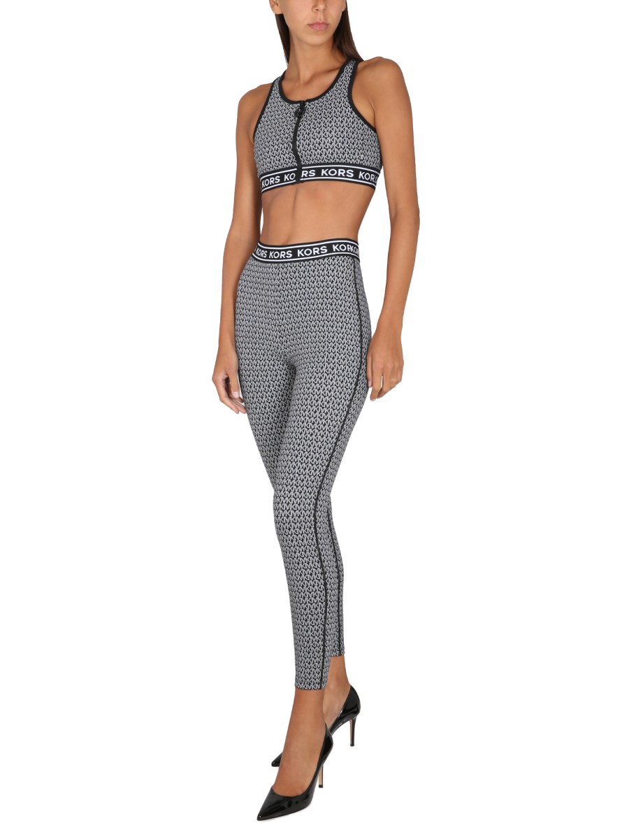 MICHAEL BY MICHAEL KORS - MONOGRAM CROPPED PANTS - Eleonora Bonucci