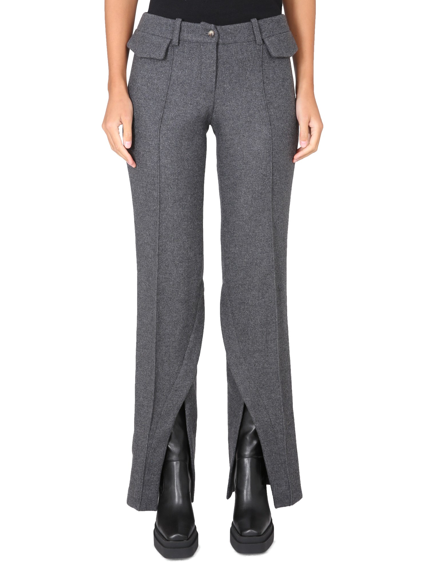 Shop The Mannei Grenada Pants In Grey