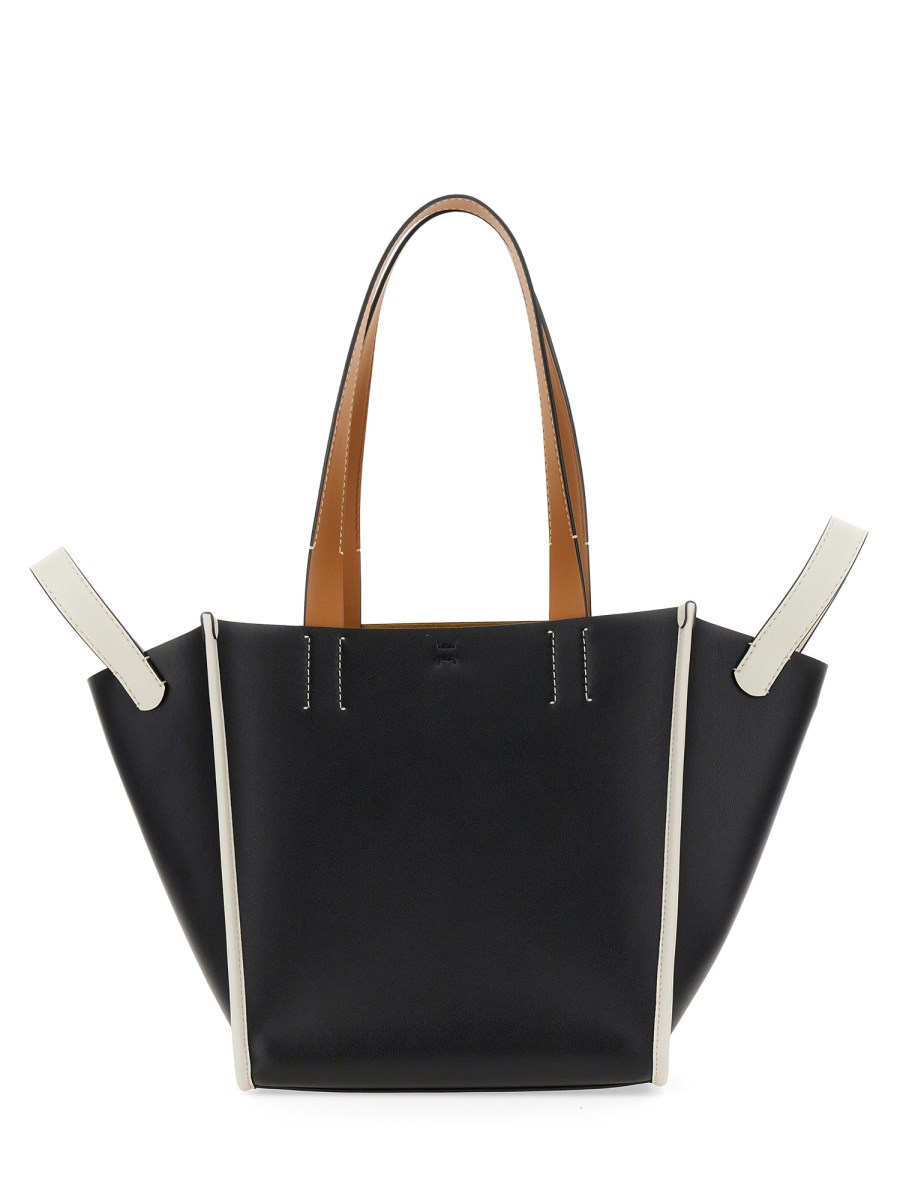 PROENZA SCHOULER WHITE LABEL - LEATHER TOTE BAG WITH LOGO