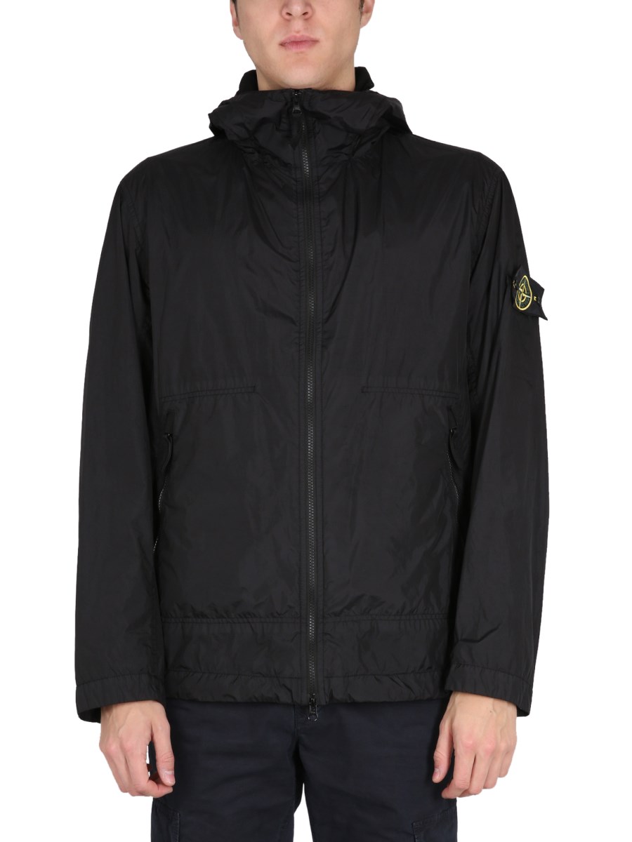 ジャケット・アウター Stone  nylon l jaket STONE ISLAND - NYLON JACKET WITH LOGO - Eleonora Bonucci