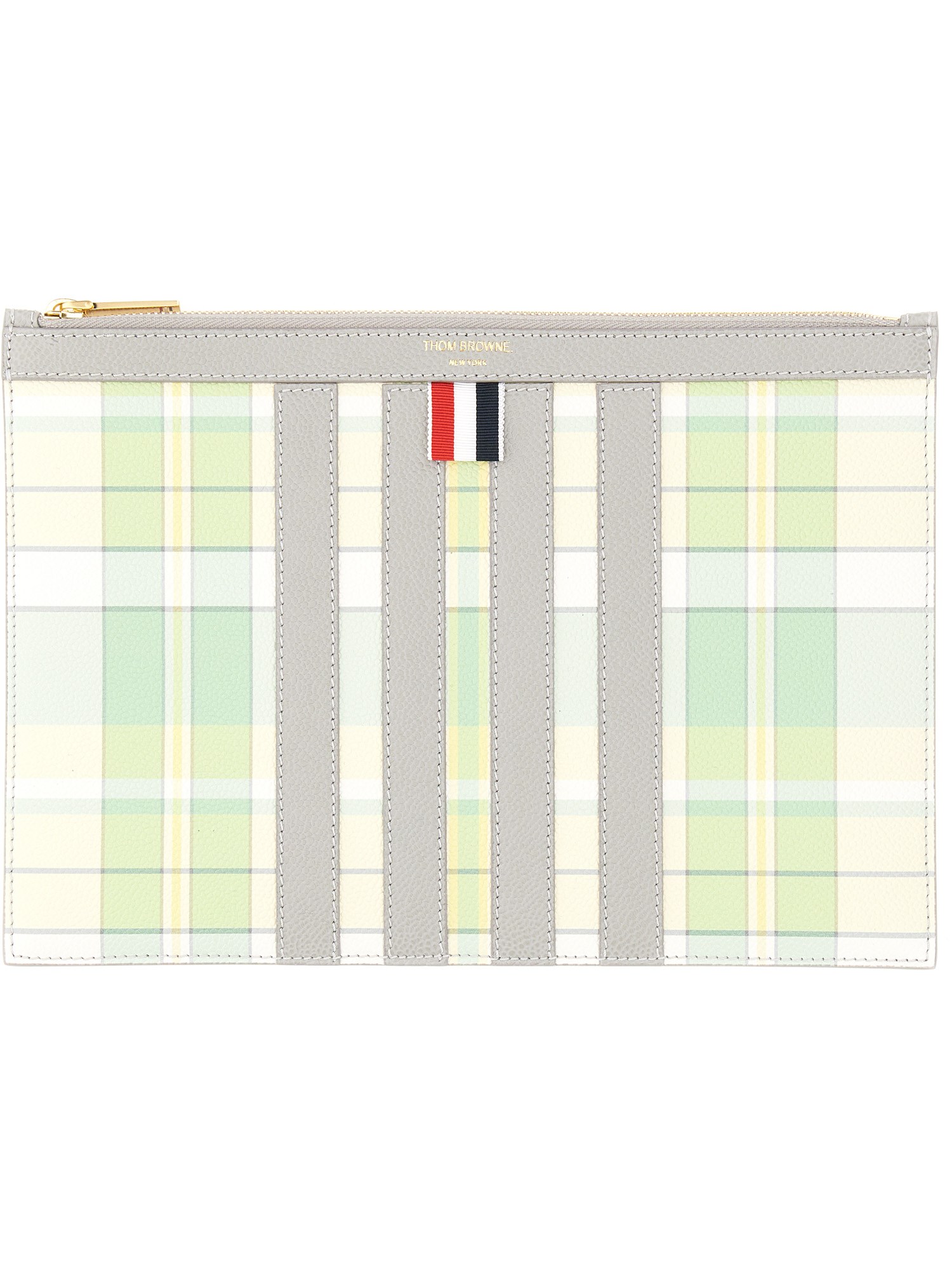 Thom Browne Small Document Holder In Vert
