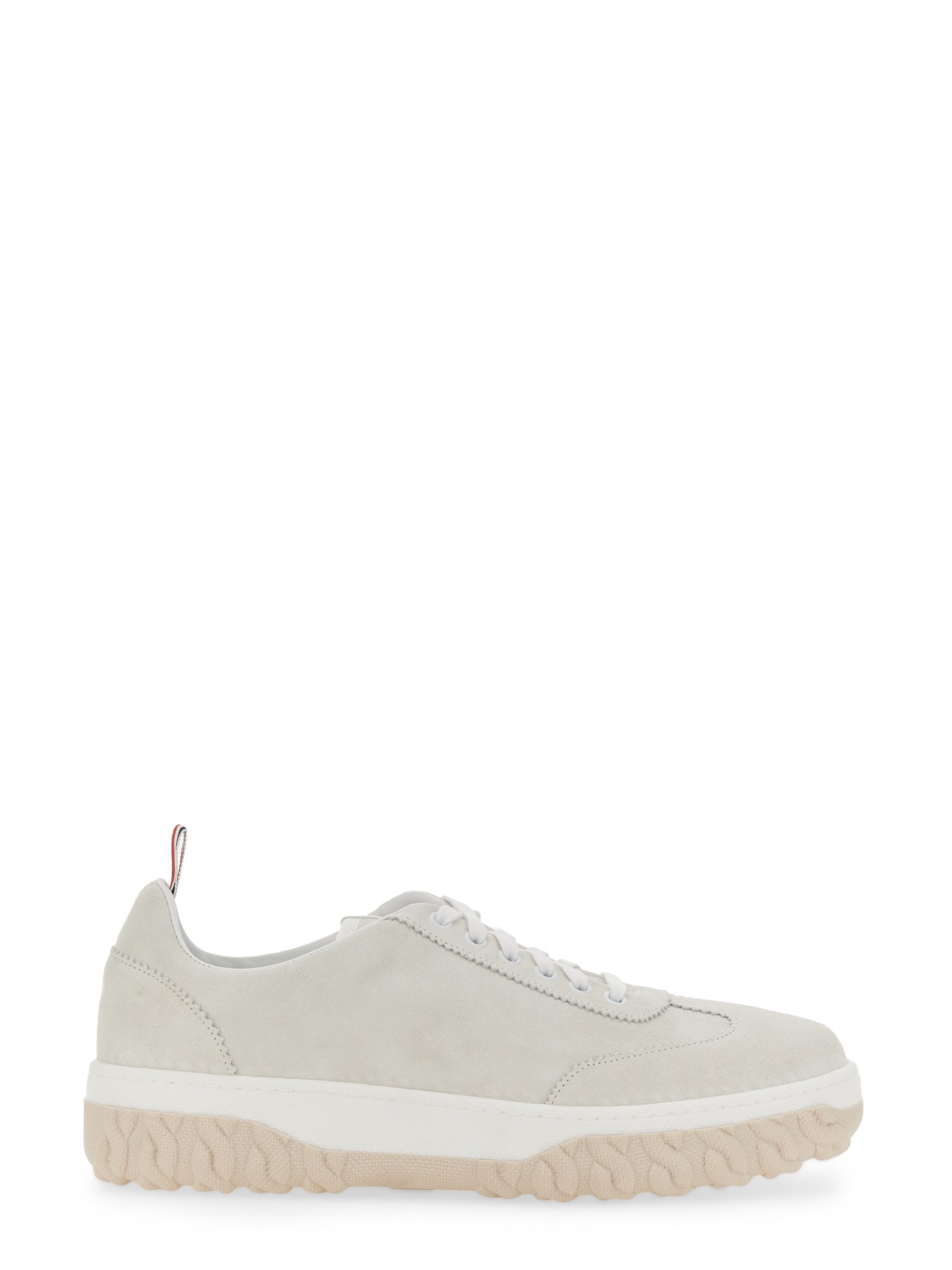 Shop Thom Browne Court Sneaker. In White