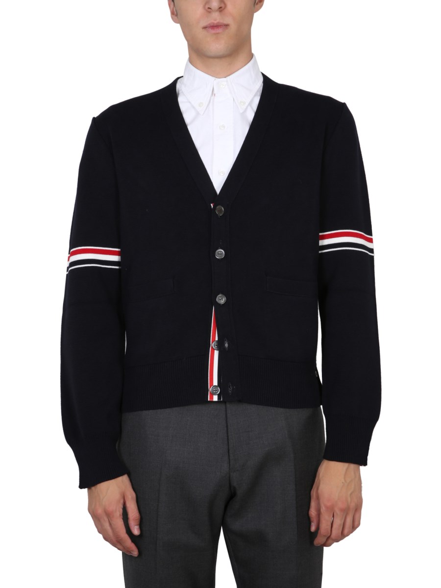 CARDIGAN CON SCOLLO A V