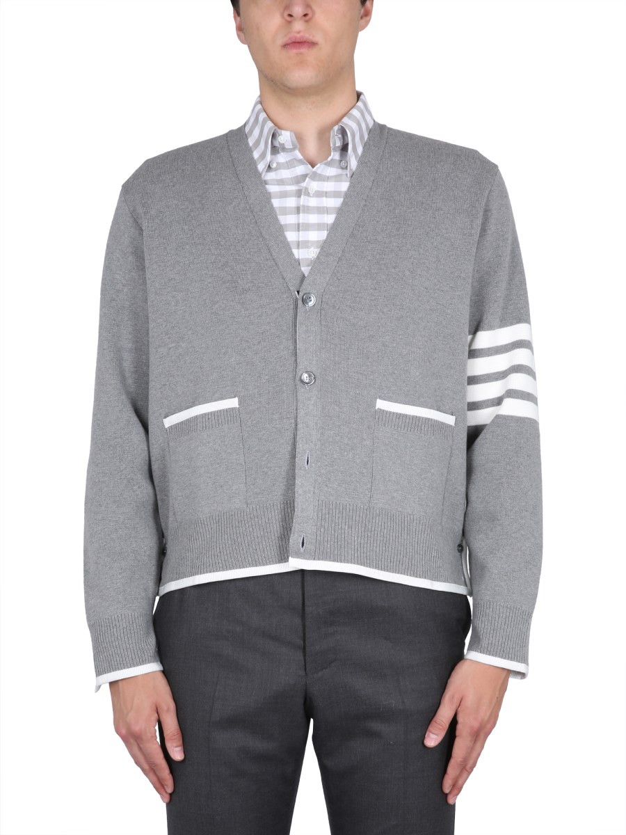 CARDIGAN 4BAR STRIPE