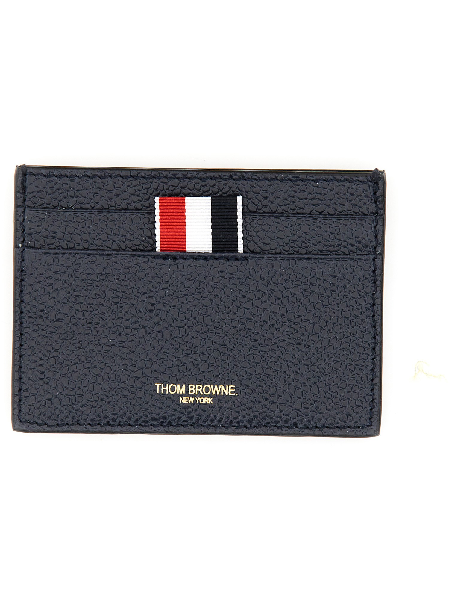 Shop Thom Browne 4bar Card Holder In Blue