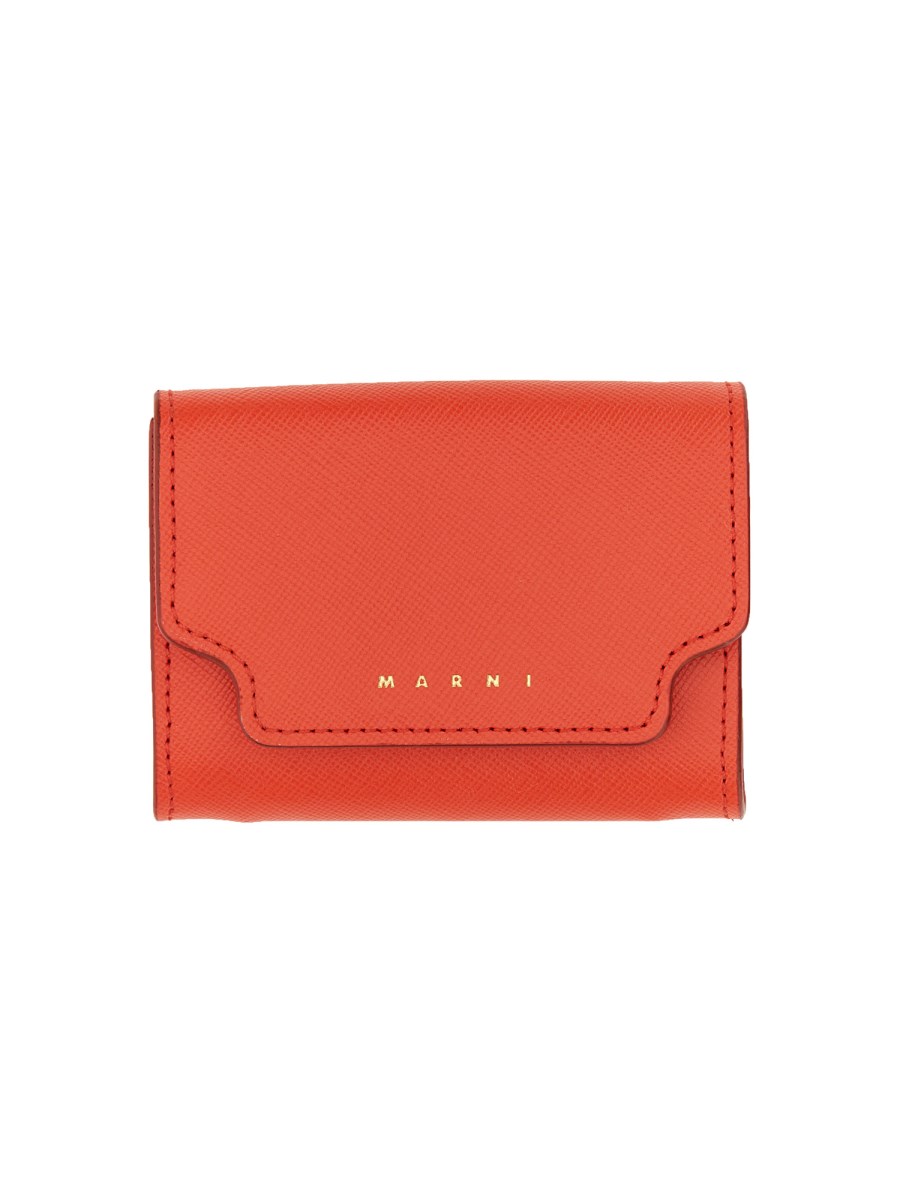 MARNI - SAFFIANO LEATHER COIN PURSE - Eleonora Bonucci