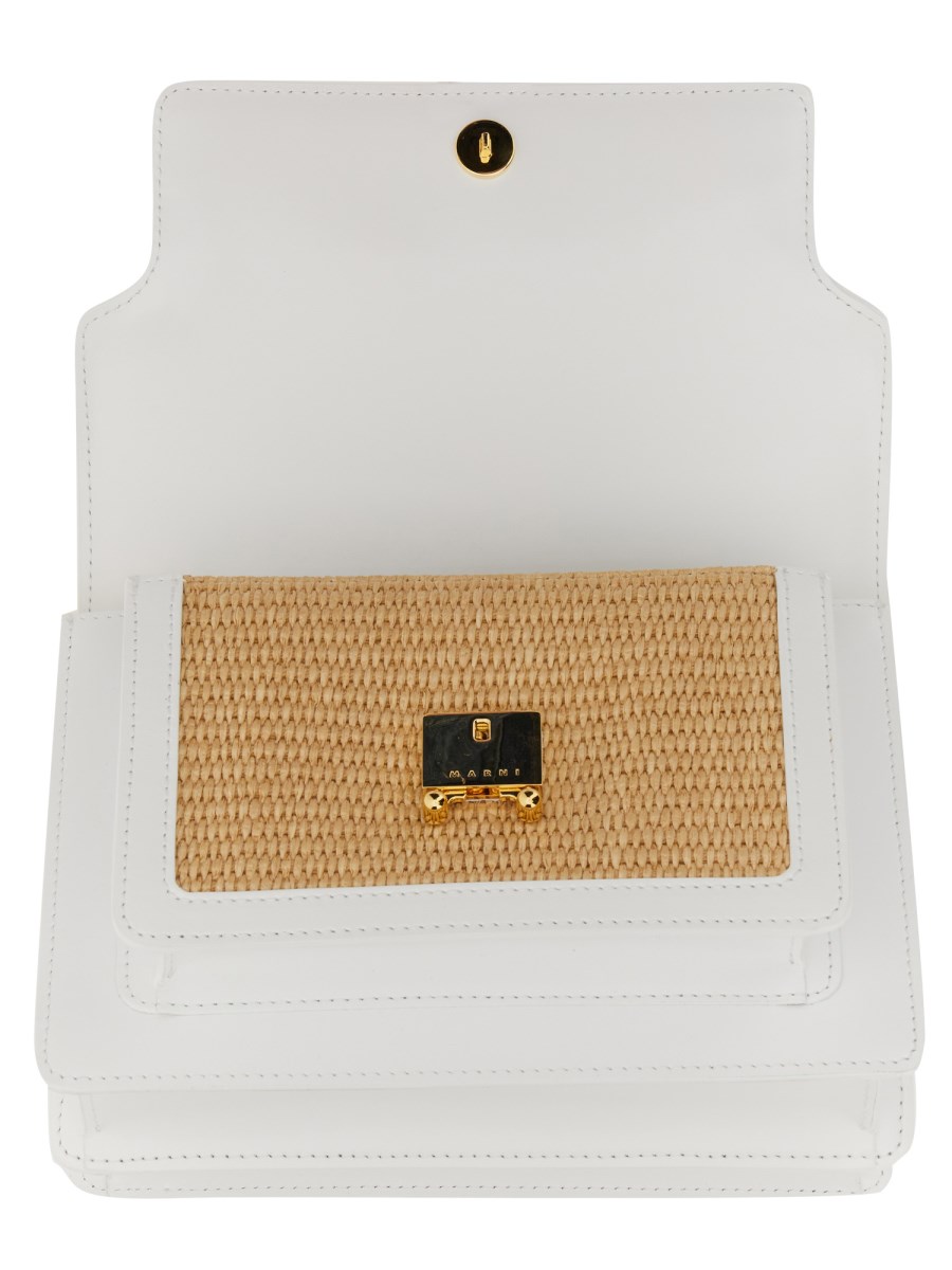 MARNI - MEDIUM SAFFIANO LEATHER TRUNK BAG - Eleonora Bonucci