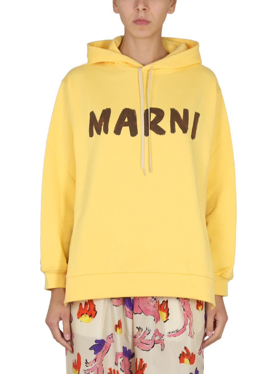 MARNI LOGO HOODIE Eleonora Bonucci