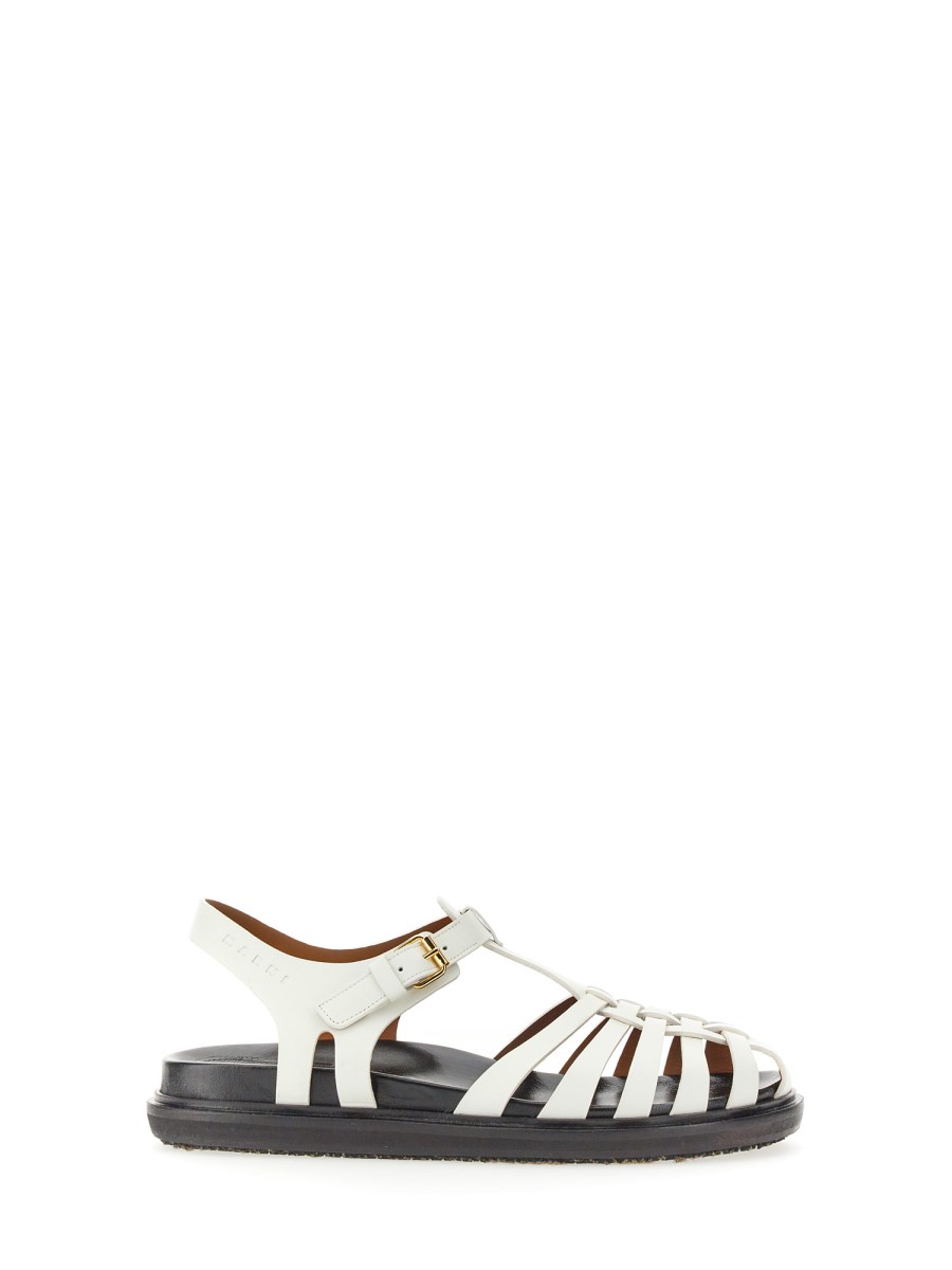 MARNI LEATHER FISHERMAN SANDAL Eleonora Bonucci