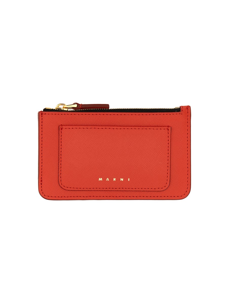 MARNI - SAFFIANO LEATHER CARD CASE - Eleonora Bonucci