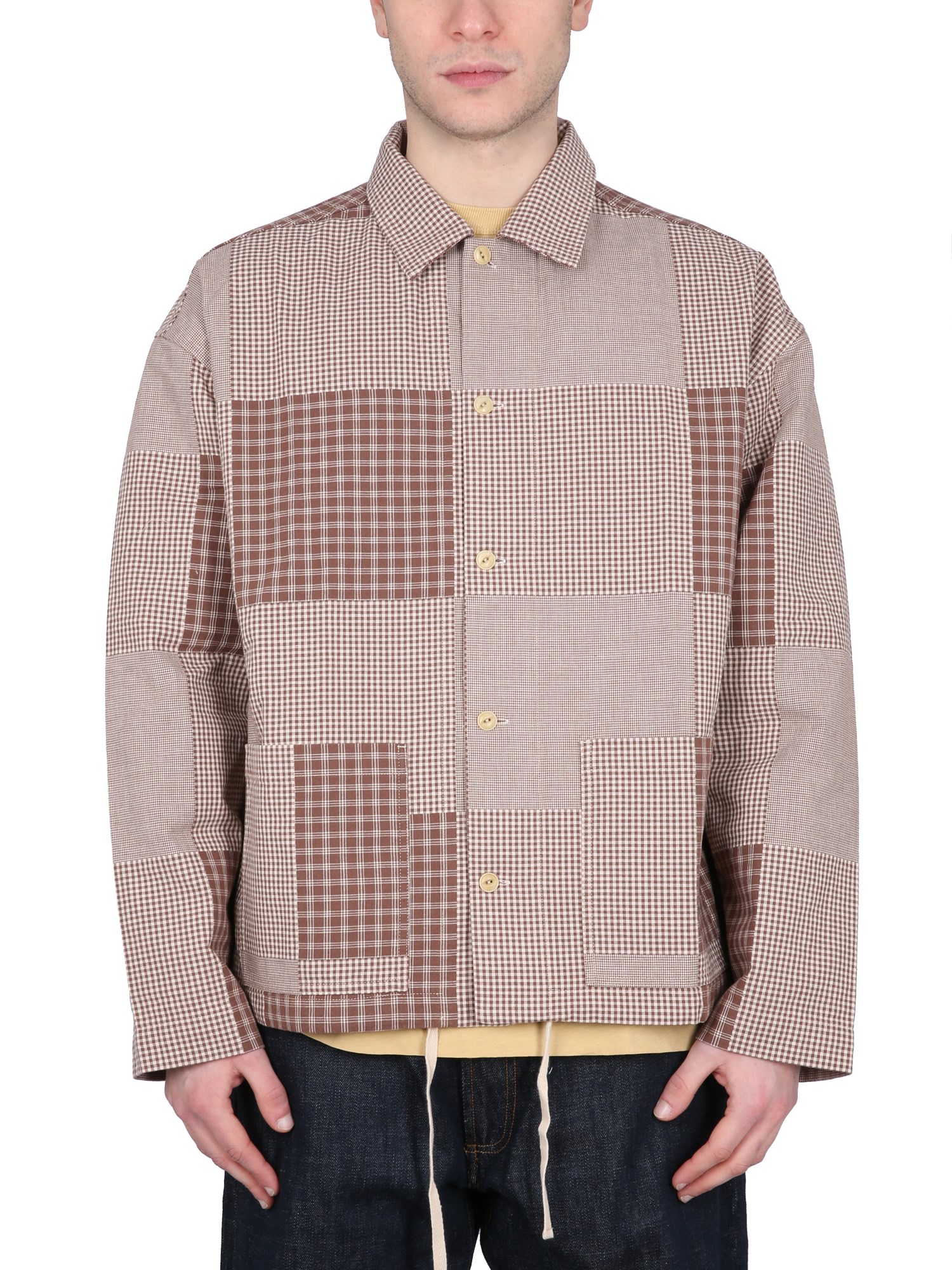 Shop Ymc You Must Create Pj Shirt In Brown