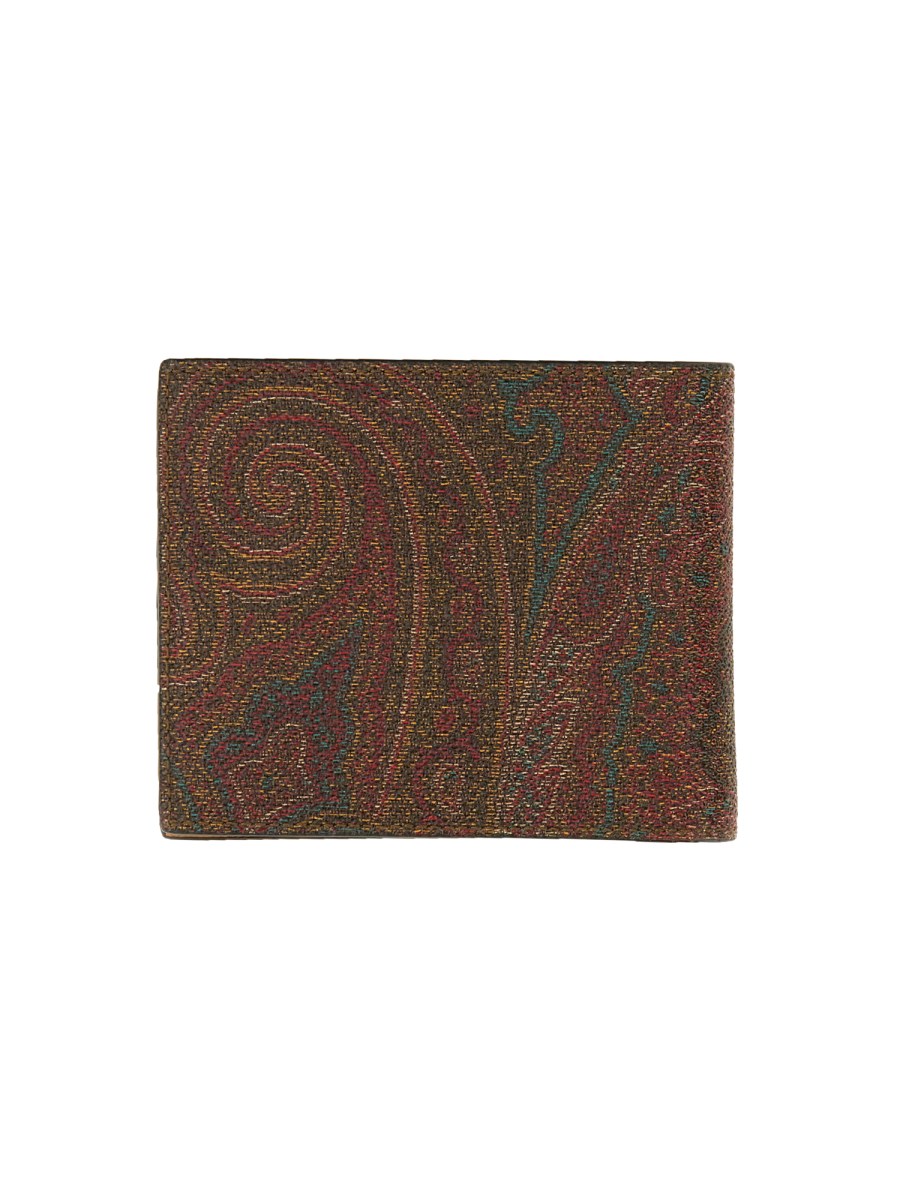 PORTAFOGLIO BI-FOLD PAISLEY