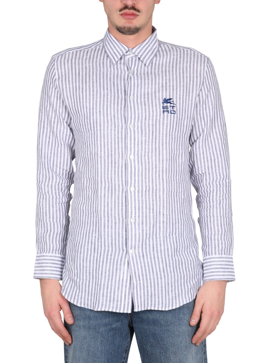 ETRO CAMICIA PEGASO CON MOTIVO RIGA