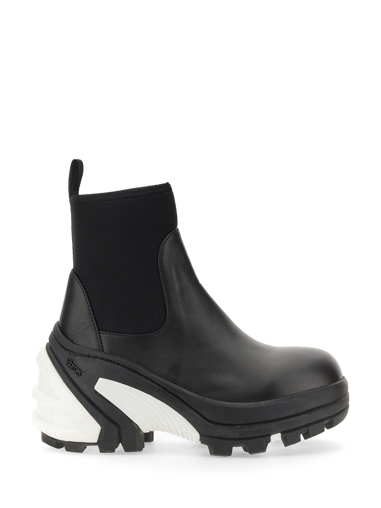 Shop Alyx Medium Leather Boot In Black