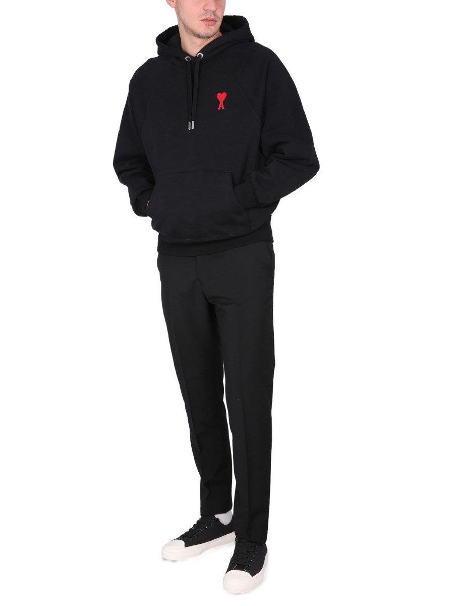 【関税&送料込】Ami Paris Pantalone A Sigaretta In Lana Ami Pantaloni di sigarette di lana ami paris da 401,95