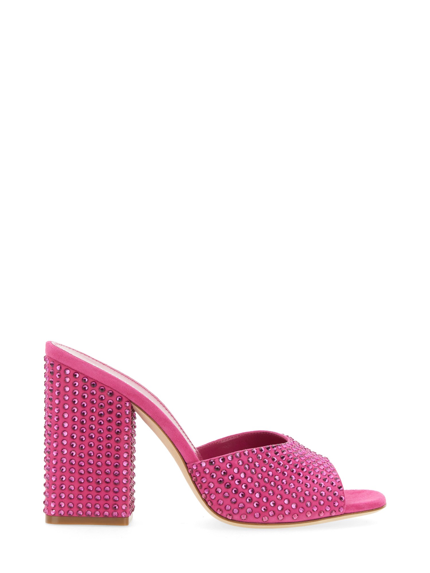 Shop Paris Texas Mule Holly Anja In Fuchsia