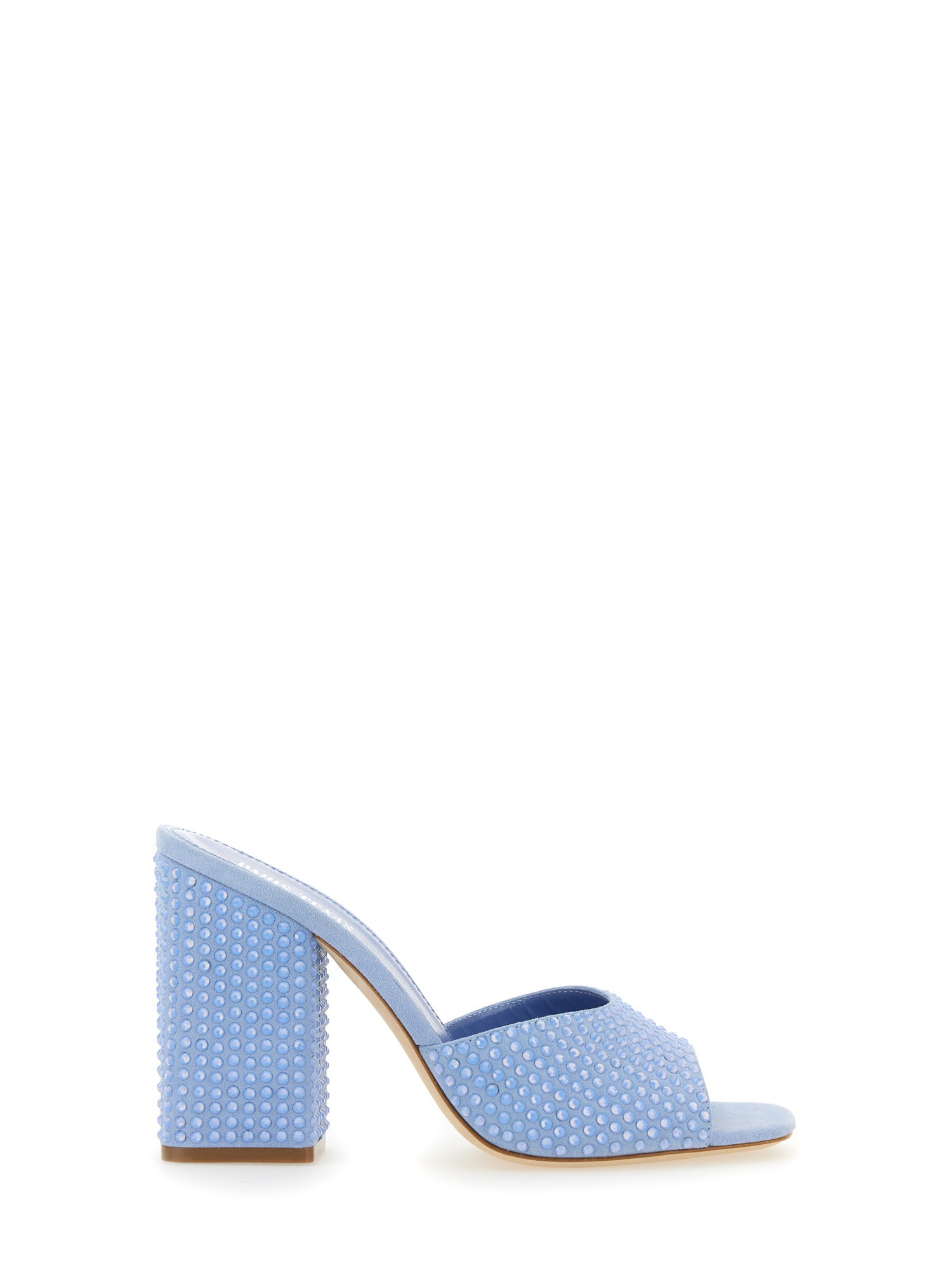 Shop Paris Texas Mules Holly Anja In Azure