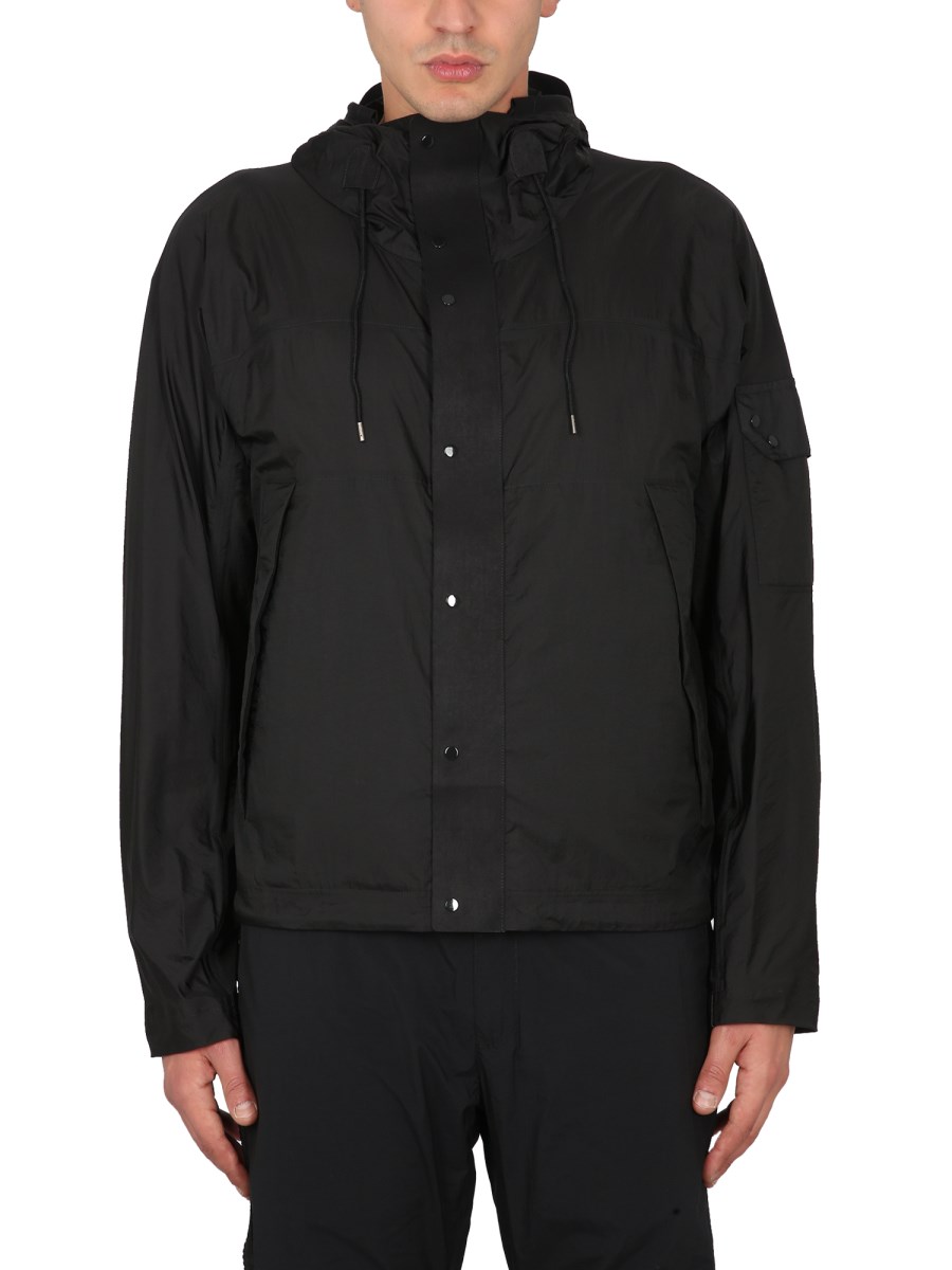 TEN C GIACCA COMBO BONDED ANORAK IN TESSUTO TECNICO