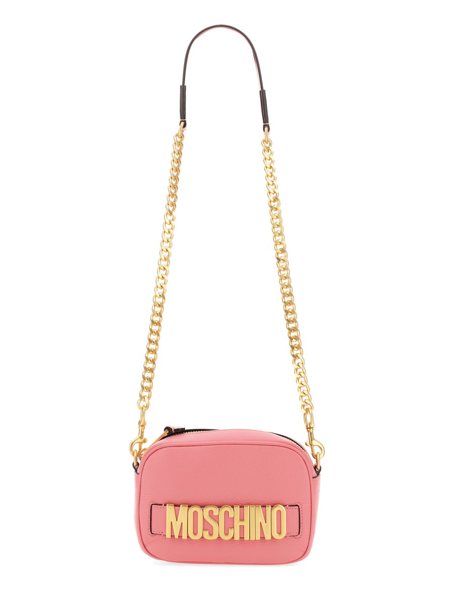 Moschino leather store shoulder bag