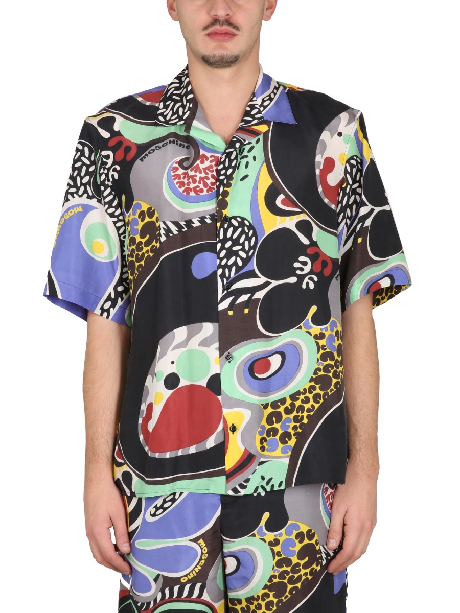 MOSCHINO CAMICIA PSYCHEDELIC PRINT