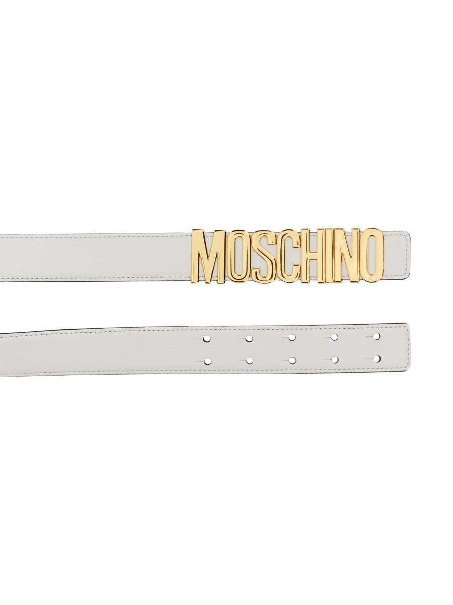 White on sale moschino belt