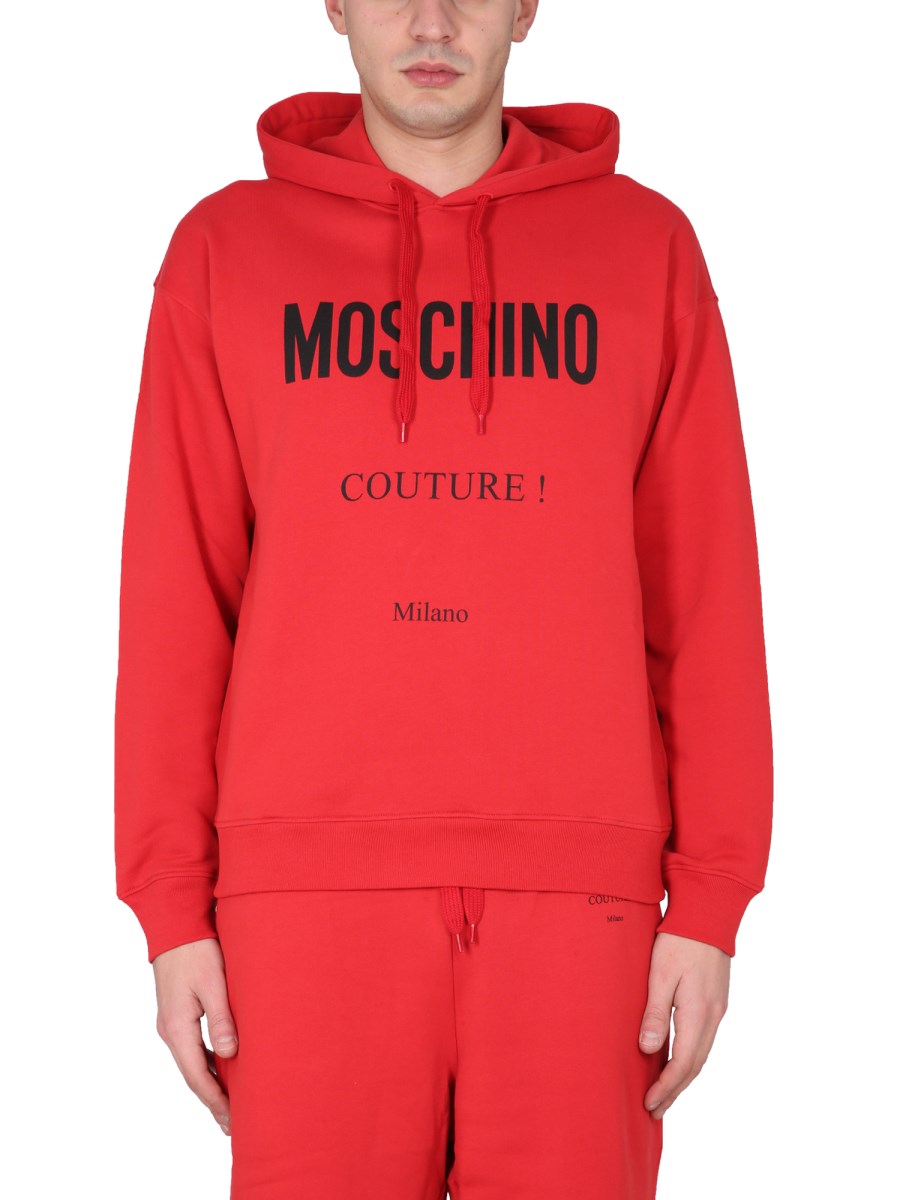 Moschino cheap red hoodie