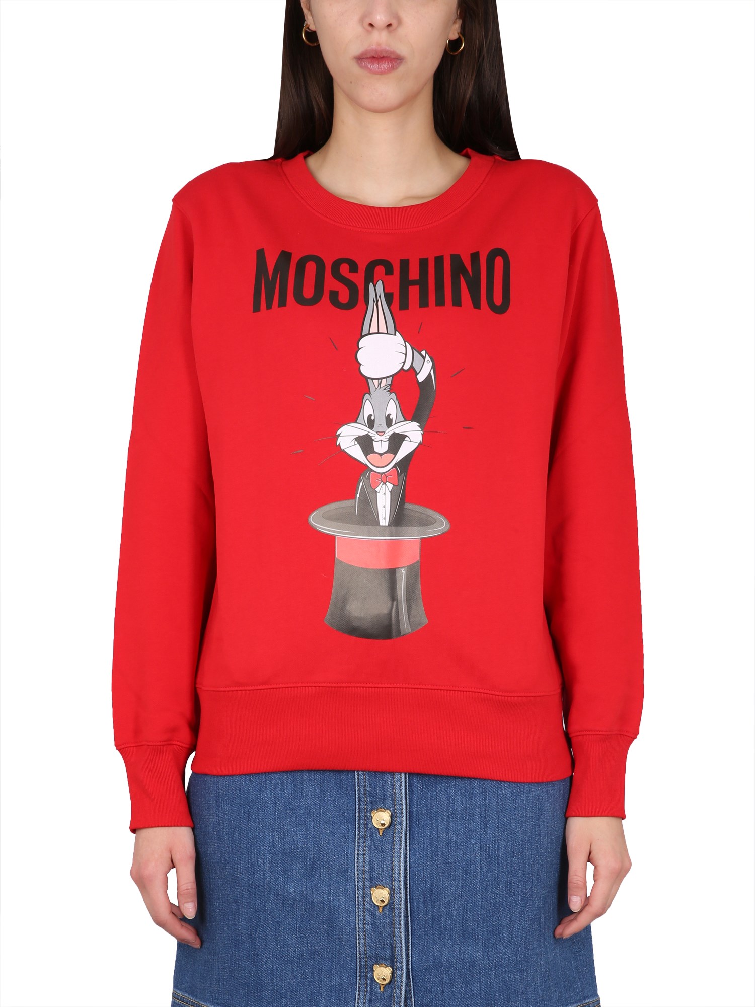 Shop Moschino Chinese New Year Sweatshirt In Red