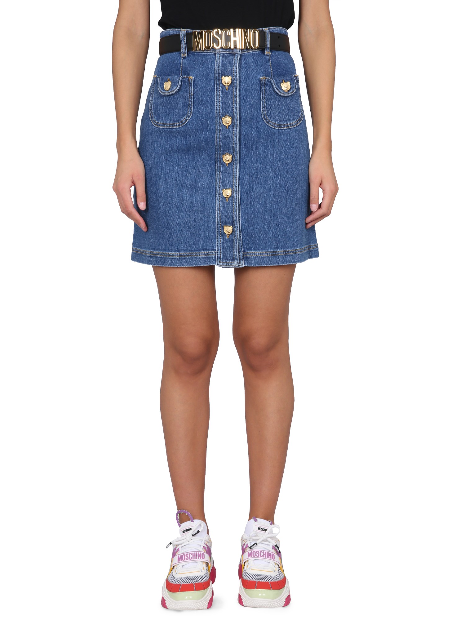 MOSCHINO SKIRT IN JEANS