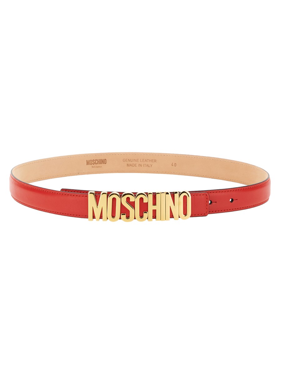 MOSCHINO BELT WITH LOGO Eleonora Bonucci