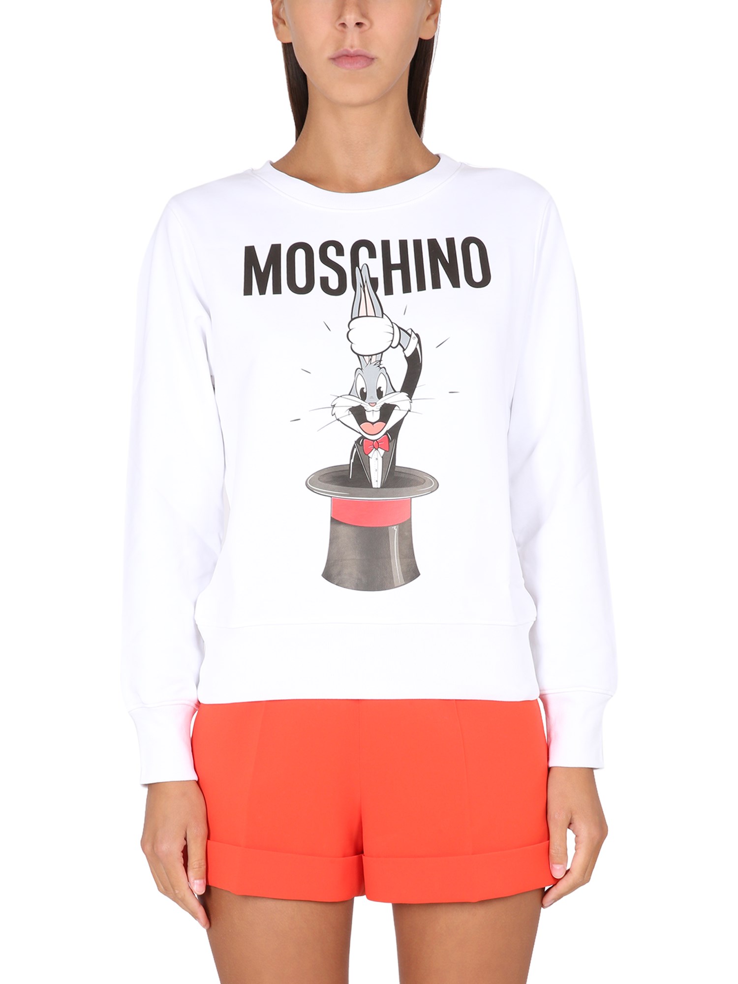 Shop Moschino Chinese New Year Sweatshirt In White