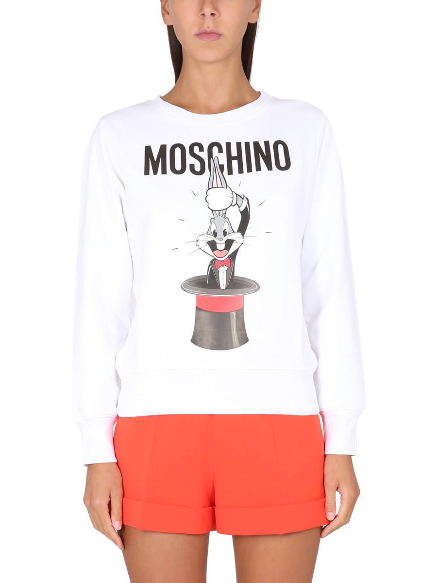 MOSCHINO FELPA IN COTONE ORGANICO CHINESE NEW YEAR