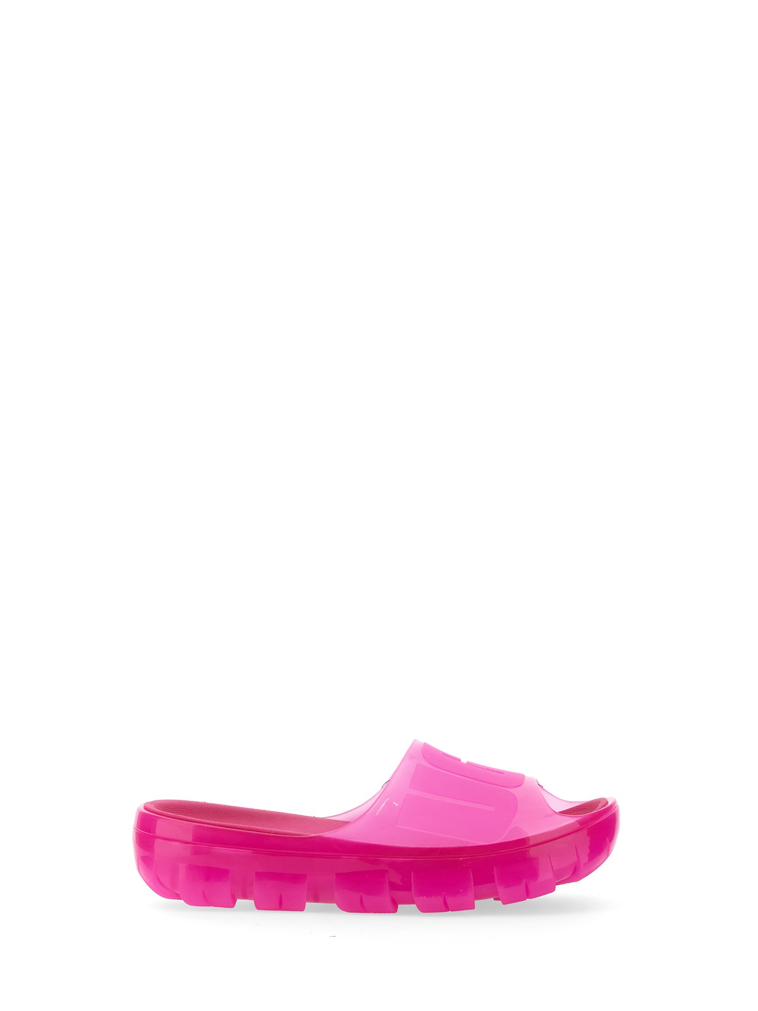 Shop Ugg Slide Ella In Fuchsia