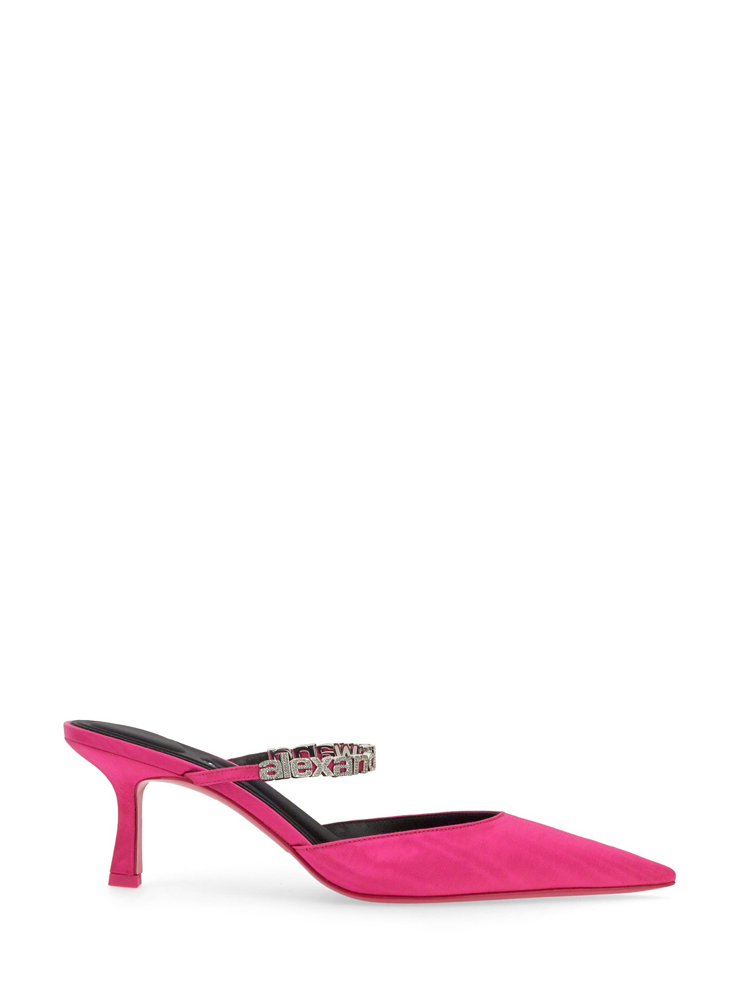Alexander Wang Delphine 65mm Embellished Mules In Fuchsia